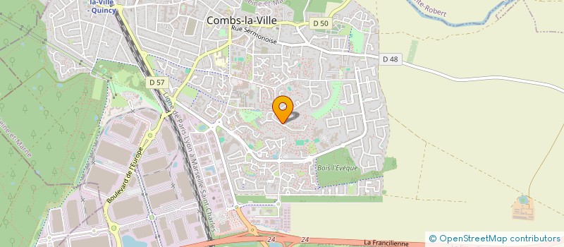 localisation de l'entreprise MADAME LOUISIANE GILHET  COMBS-LA-VILLE