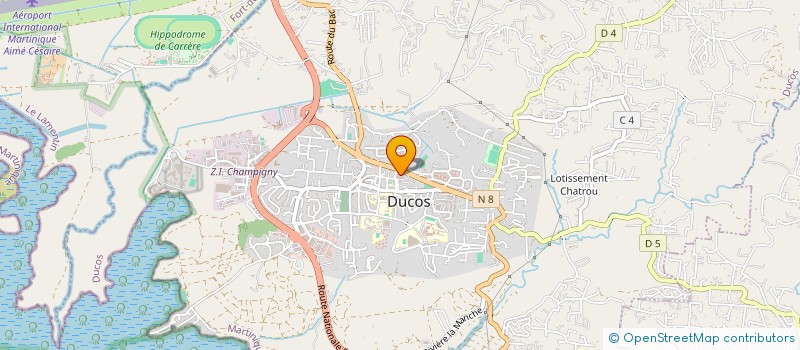 localisation de l'entreprise MADAME LOUISIANE GINADE  DUCOS