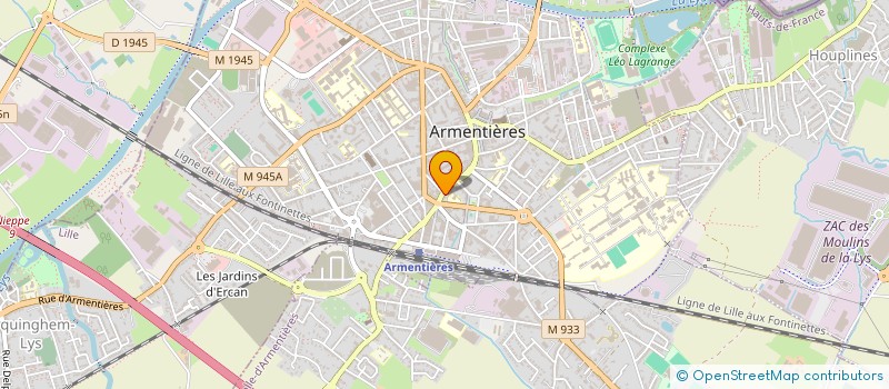 localisation de l'entreprise MADAME LOUISIANE ROGER à ARMENTIERES