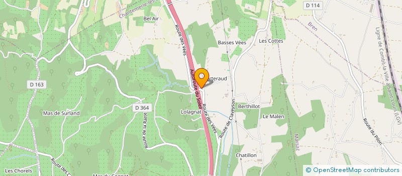 localisation de l'entreprise MADAME LOUISIANE SCHATZ  CHANTEMERLE LES BLES