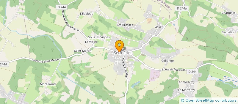 localisation de l'entreprise MADAME LOUISIANNE CANAGUIER  SERMERIEU