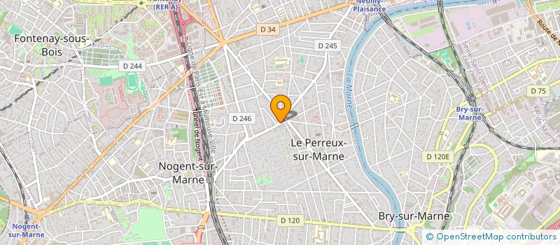 localisation de l'entreprise MADAME LOUISON ASSELIN--BIZET  LE PERREUX-SUR-MARNE