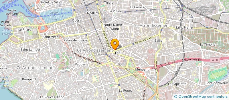 localisation de l'entreprise MADAME LOUISON BRAC DE LA PERRIERE  MARSEILLE