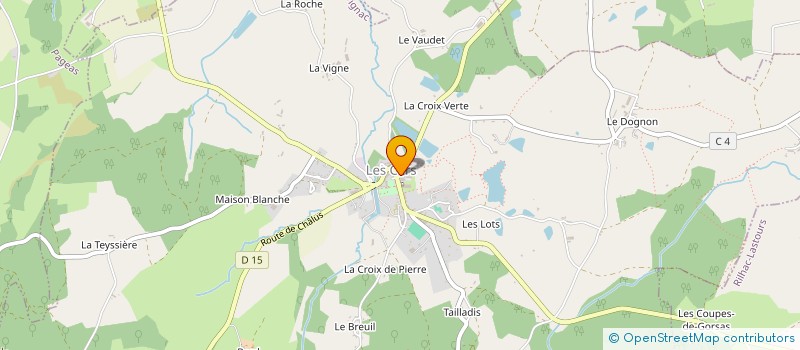 localisation de l'entreprise MADAME LOUISON BREUIL CARNEL à LES CARS
