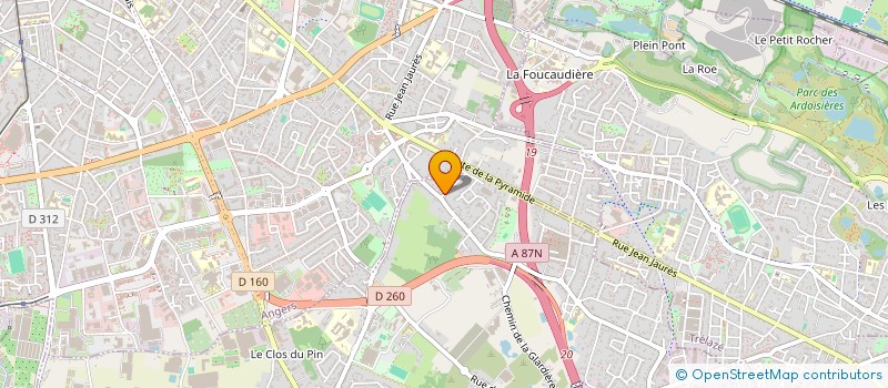 localisation de l'entreprise MADAME LOUISON BUFFET à LES PONTS-DE-CE