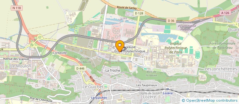 localisation de l'entreprise MADAME LOUISON CAMA  PALAISEAU