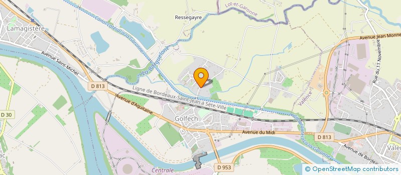 localisation de l'entreprise MADAME LOUISON DEAUZE  GOLFECH