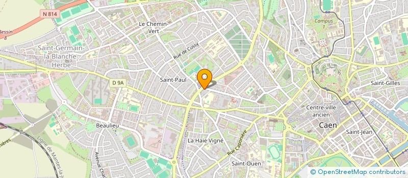 localisation de l'entreprise MADAME LOUISON DELSUQUET à CAEN