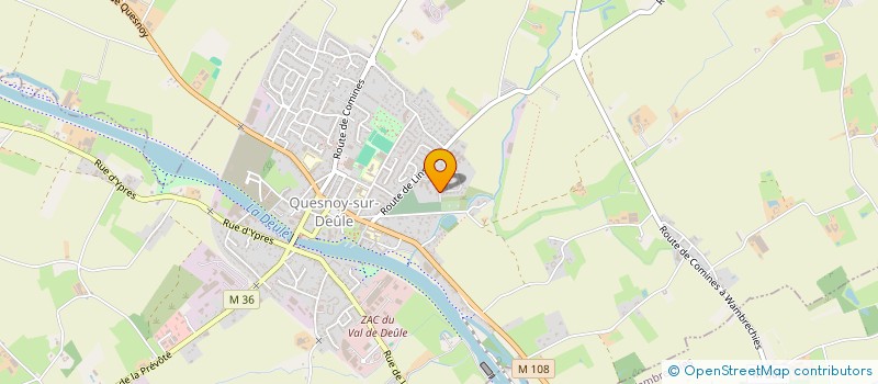 localisation de l'entreprise MADAME LOUISON FRANQUE à QUESNOY-SUR-DEULE