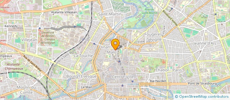 localisation de l'entreprise MADAME LOUISON GERARD  RENNES