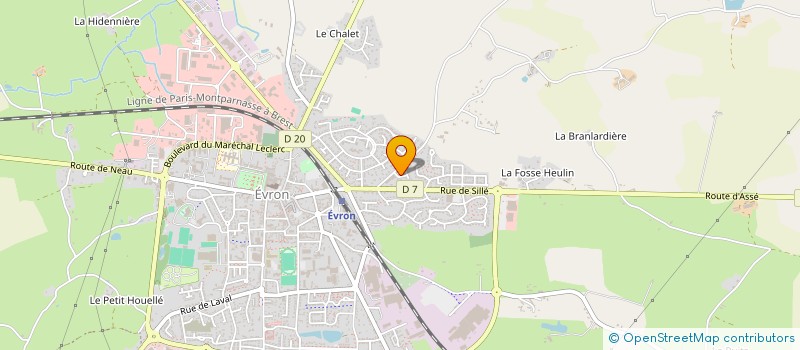 localisation de l'entreprise MADAME LOUISON GRIFFE  EVRON