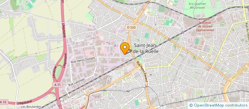 localisation de l'entreprise MADAME LOUISON GRILLON à SAINT-JEAN-DE-LA-RUELLE