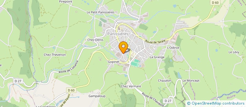 localisation de l'entreprise MADAME LOUISON HURTEL  PANISSIERES