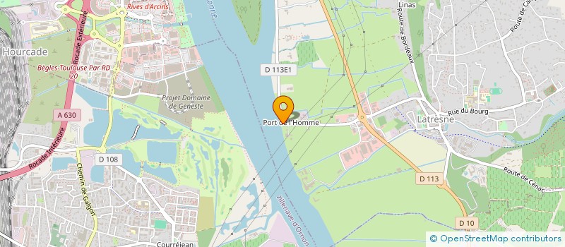 localisation de l'entreprise MADAME LOUISON LARBODIE  LATRESNE