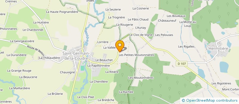 localisation de l'entreprise MADAME LOUISON MOTARD à SAINT-GERMAIN-DE-LA-COUDRE