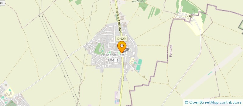 localisation de l'entreprise MADAME LOUISON PEREIRA  LE MESNIL-EN-THELLE