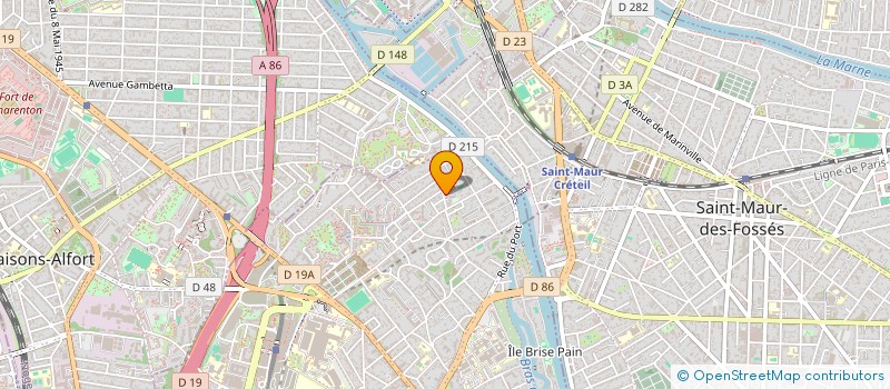 localisation de l'entreprise MADAME LOUISON PINEL PESCHARDIERE  CRETEIL