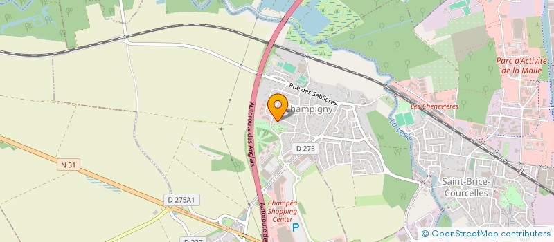 localisation de l'entreprise MADAME LOUISON ROBINET à CHAMPIGNY