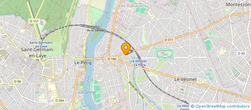 localisation de l'entreprise MADAME LOUISON ROCH  LE VESINET