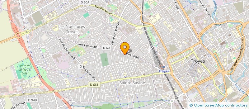 localisation de l'entreprise MADAME LOUISON THEVENIN  SAINTE-SAVINE