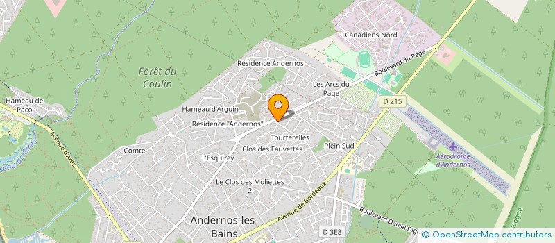 localisation de l'entreprise MADAME LOUISON TORNIER à ANDERNOS-LES-BAINS