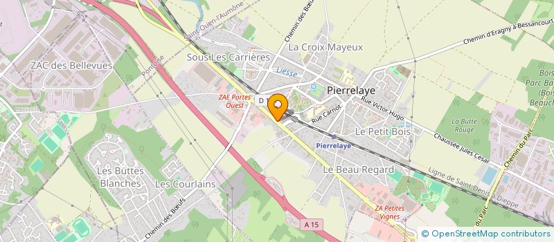 localisation de l'entreprise MADAME LOUIZA ADRAR  PIERRELAYE