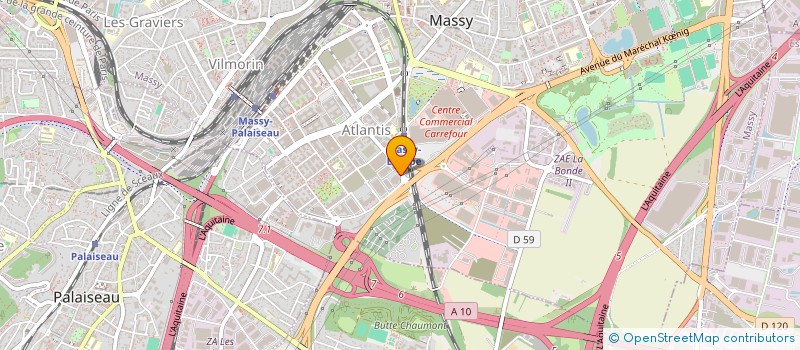 localisation de l'entreprise MADAME LOUIZA KICHOU à MASSY