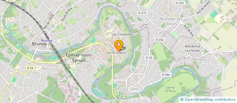 localisation de l'entreprise MADAME LOUIZA LAKEL  EPINAY-SOUS-SENART