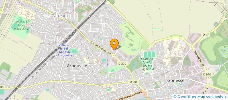 localisation de l'entreprise MADAME LOUKEDYA MORENCY à GONESSE