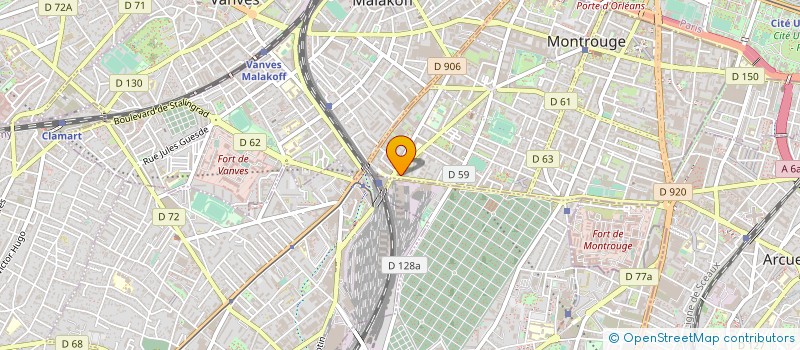 localisation de l'entreprise MADAME LOUKOU KONAN  MONTROUGE