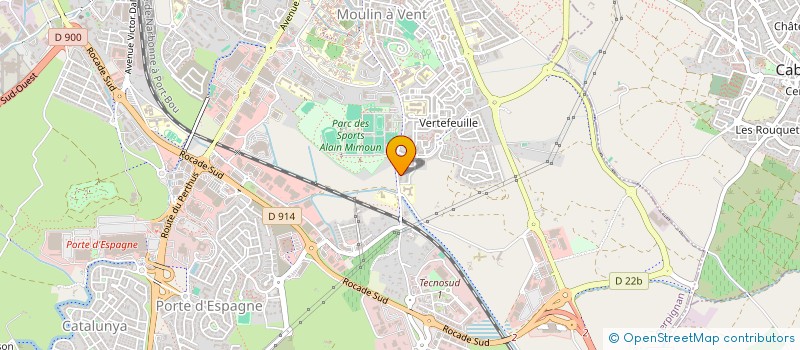 localisation de l'entreprise MADAME LOULA BERTOLOTTI  PERPIGNAN