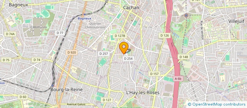 localisation de l'entreprise MADAME LOUNA BENELMABROUK  CACHAN