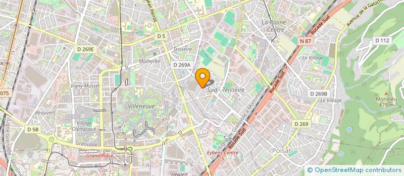 localisation de l'entreprise MADAME LOUNA BIGUET  SAINT-MARTIN-D'HERES