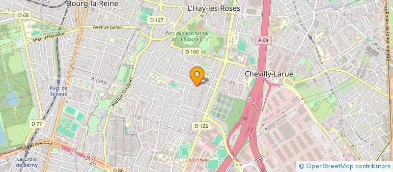 localisation de l'entreprise MADAME LOUNA DJABRI  L'HAY-LES-ROSES