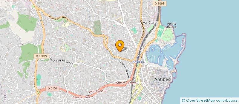 localisation de l'entreprise MADAME LOUNA DURAND à ANTIBES