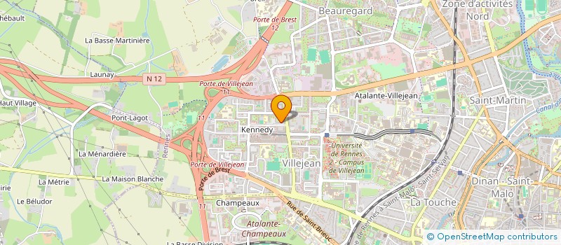 localisation de l'entreprise MADAME LOUNA DUTARTRE  RENNES