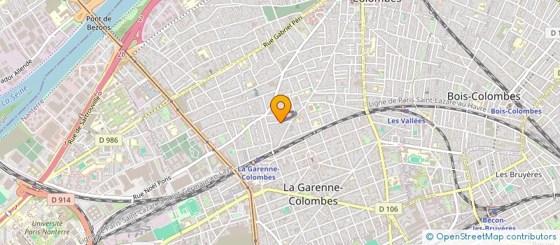 localisation de l'entreprise MADAME LOUNA FITOUSSI  COLOMBES