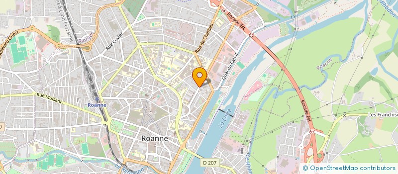 localisation de l'entreprise MADAME LOUNA FRUCTUS  ROANNE