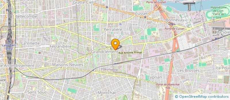 localisation de l'entreprise MADAME LOUNA GAURIAUD  VILLEURBANNE