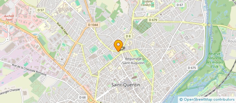 localisation de l'entreprise MADAME LOUNA GOFFART à SAINT-QUENTIN