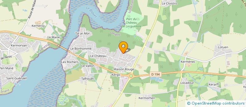 localisation de l'entreprise MADAME LOUNA GUESNEL à KERVIGNAC