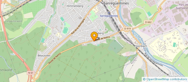localisation de l'entreprise MADAME LOUNA HASSLI à SARREGUEMINES