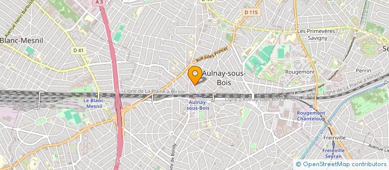 localisation de l'entreprise MADAME LOUNA JOLLET à AULNAY-SOUS-BOIS