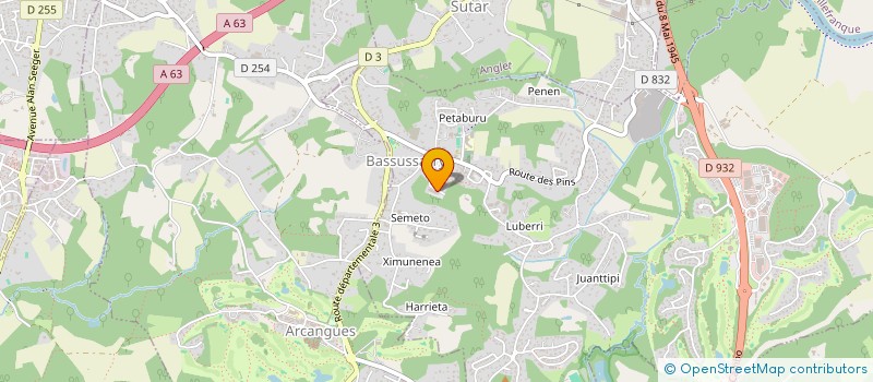 localisation de l'entreprise MADAME LOUNA LEMAIRE  BASSUSSARRY