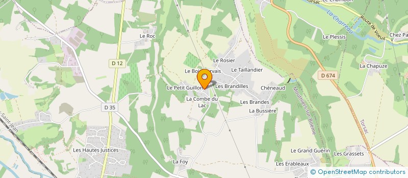 localisation de l'entreprise MADAME LOUNA LEVIONNOIS  MOUTHIERS-SUR-BOEME