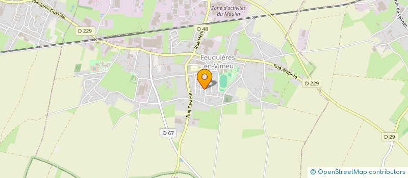 localisation de l'entreprise MADAME LOUNA MASSON  FEUQUIERES-EN-VIMEU