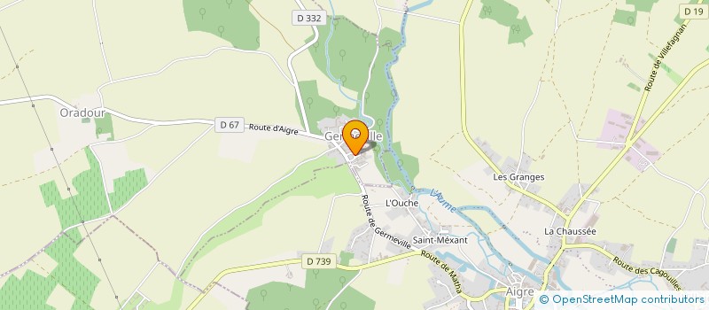 localisation de l'entreprise MADAME LOUNA OCTAVE  ORADOUR