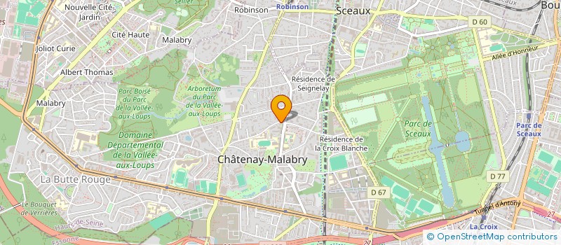 localisation de l'entreprise MADAME LOUNA RECCHIA  CHATENAY-MALABRY