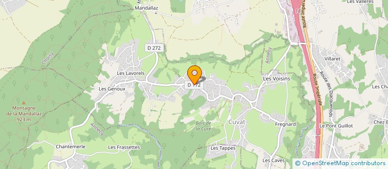 localisation de l'entreprise MADAME LOUNA VALVIN à CUVAT