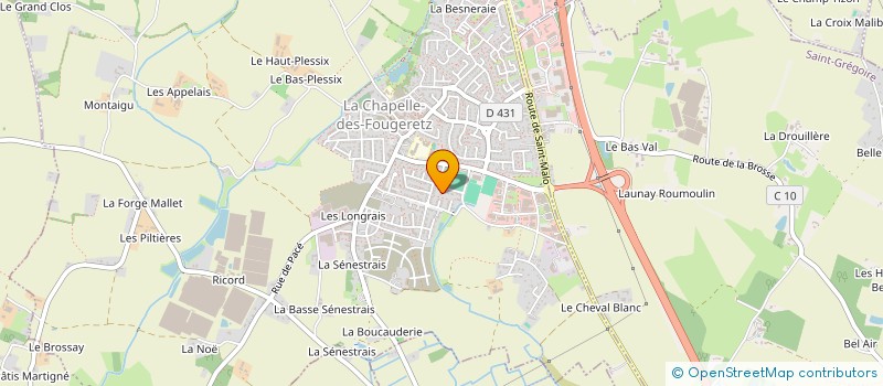 localisation de l'entreprise MADAME LOUNA VIE  LA CHAPELLE-DES-FOUGERETZ